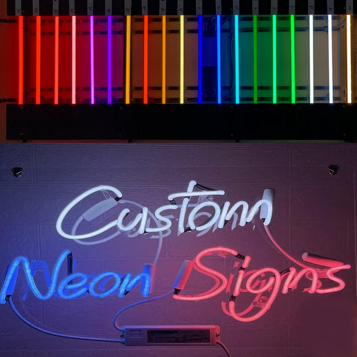Custom Neon Signs Real Glass for Bar Business Shop Man Cave Wall Art ...