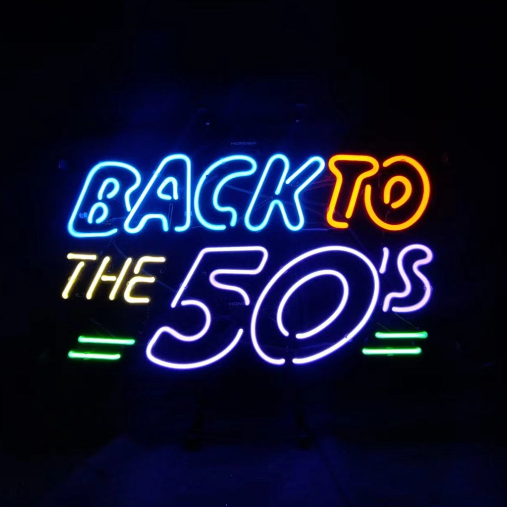 Back to The 50's Neon Light Signs