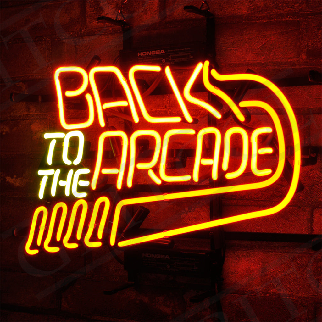 "Back to The Arcade neon signs- perfect for business shop, bars, homes wall night lamp"