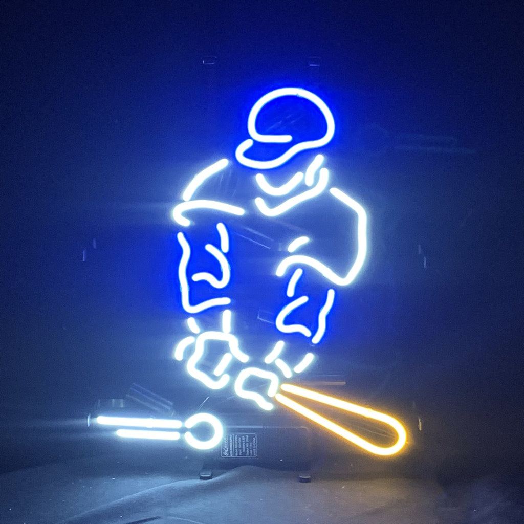 Baseball Player Neon Light Sign