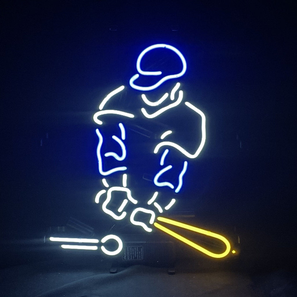 Baseball Player Neon Light Sign