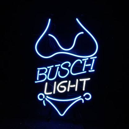 Blue Bikini Sets Busch Light Neon Light Sign