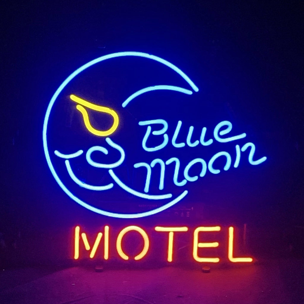 Blue Moon Motel Neon Sign Light