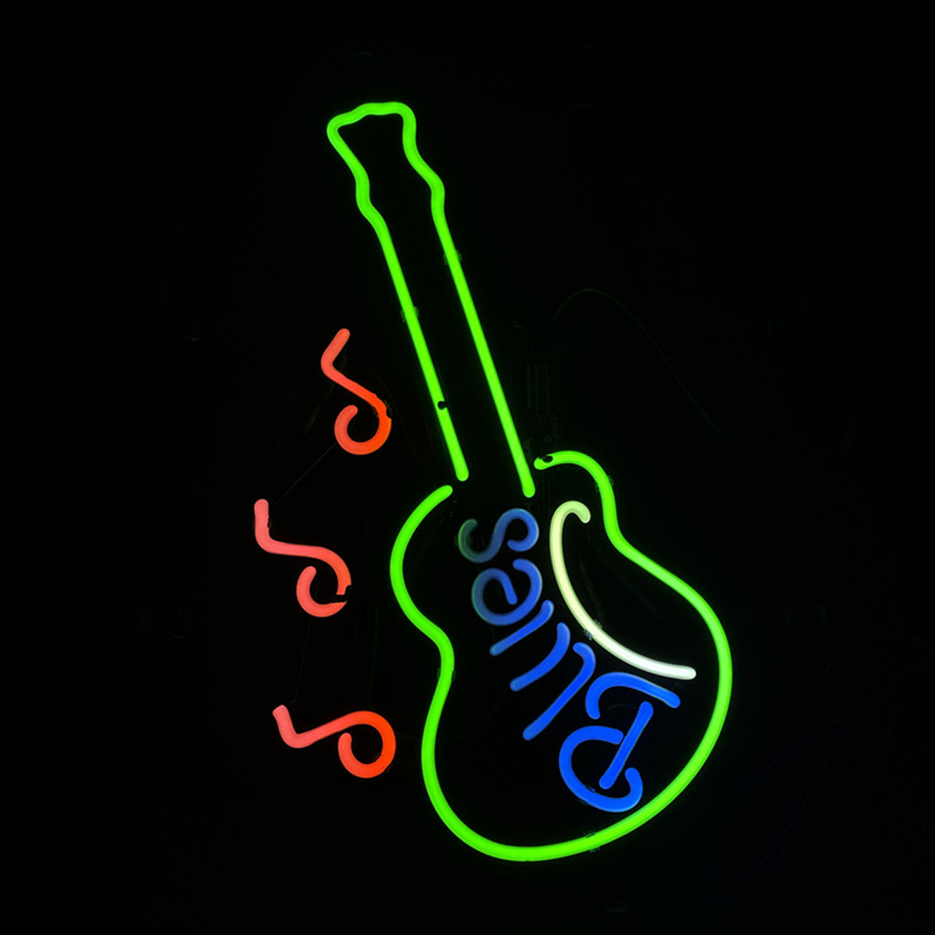 Blues Guitar Neon Signs Light