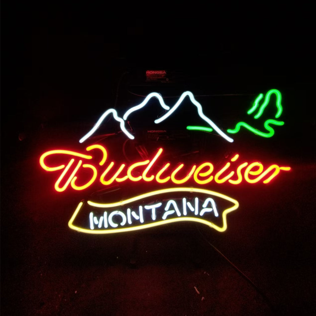 Budweiser Montana Neon Light Sign