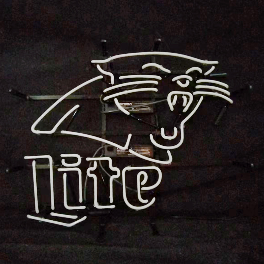 Carolina Panthers Miller Lite Neon Signs