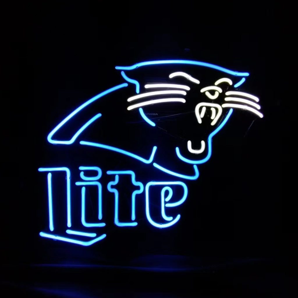 Carolina Panthers Miller Lite Neon Signs