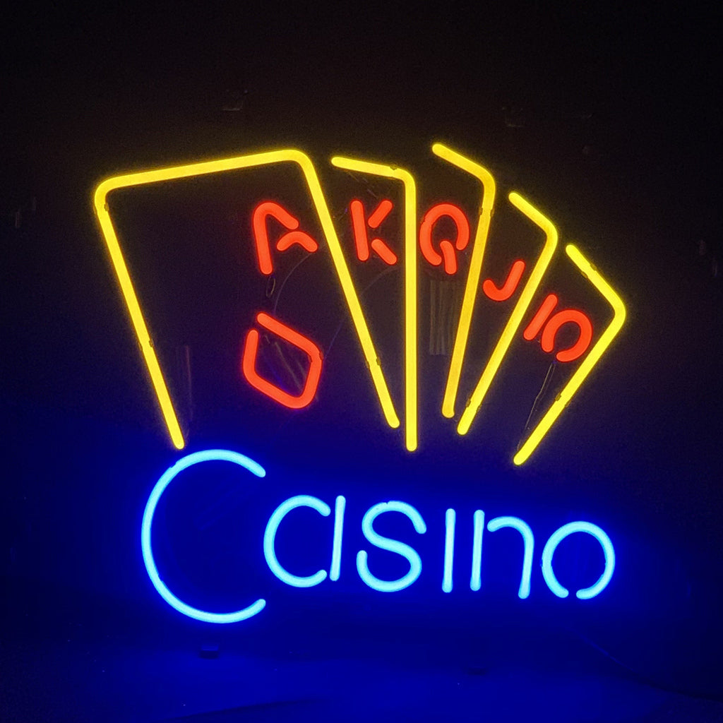 Casino Poker Neon Sign Light