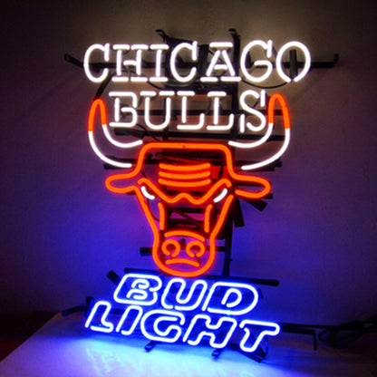 Chicago Bulls Bud Light Neon Sign Light