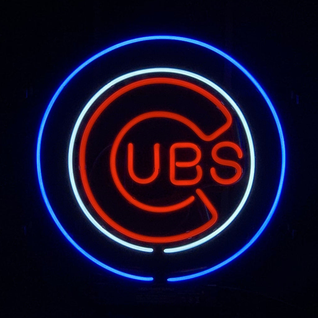 Chicago Cubs UBS Baseball Logo Neon_Signs