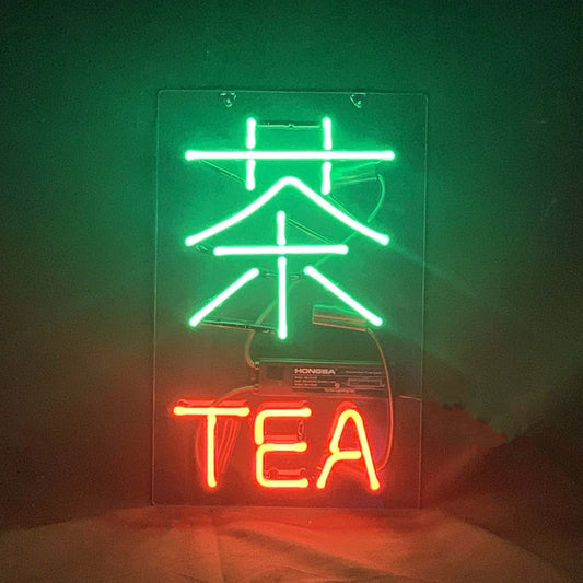 "Chinese Characters Tea neon signs- perfect for business shop, bars, homes wall night lamp"