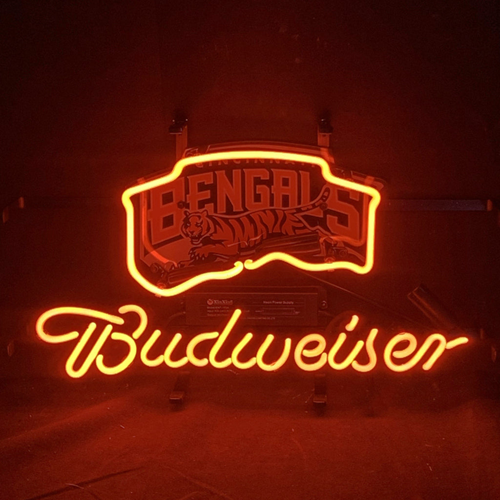 Cincinnati Bengals Budweiser Neon Signs