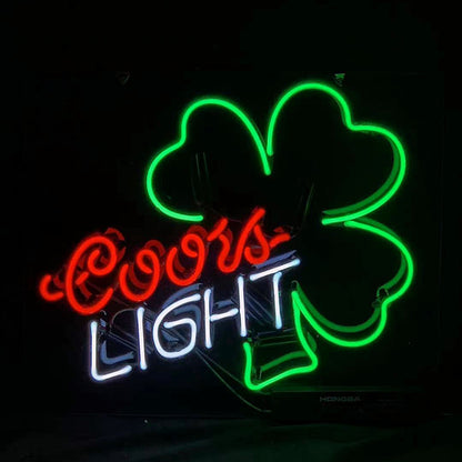 Coors Light Clover Neon Signs Light