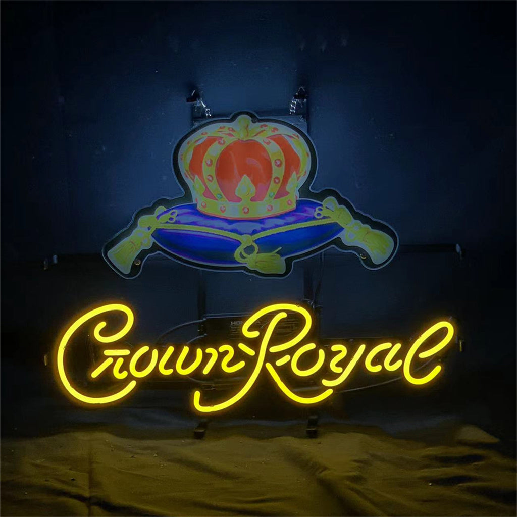 Crown Royal Whiskey Neon Signs Light