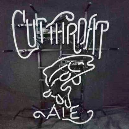 Cutthroat Ale Fish Neon Light Sign