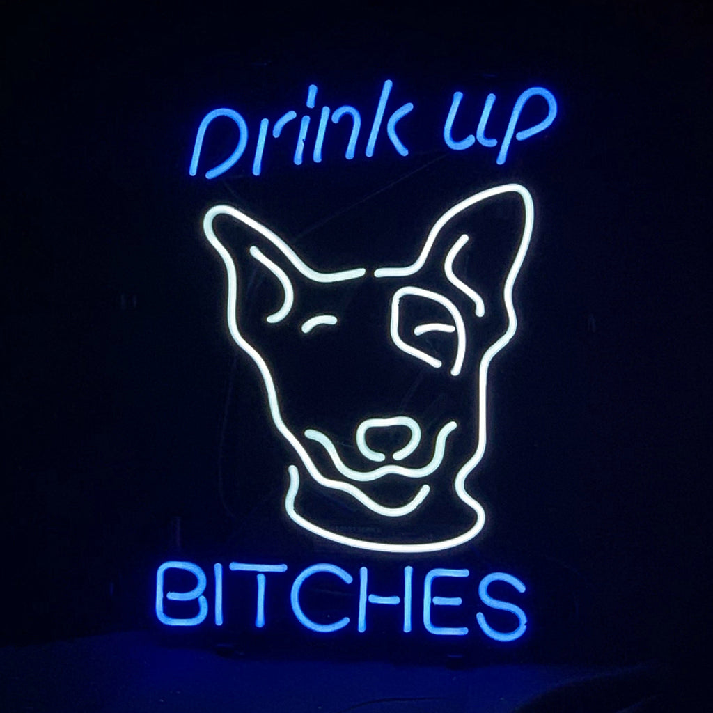 Drink Up Bitches Neon Sign Light