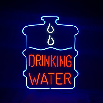 Drinking Water Neon Signs Light