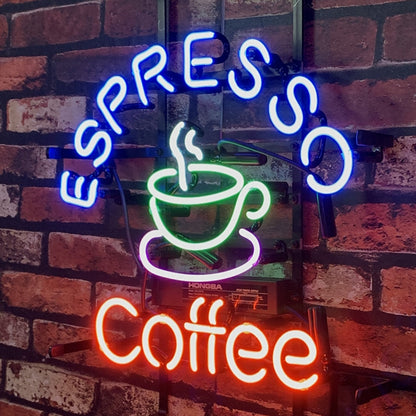 Espresso Coffee Neon Light Sign