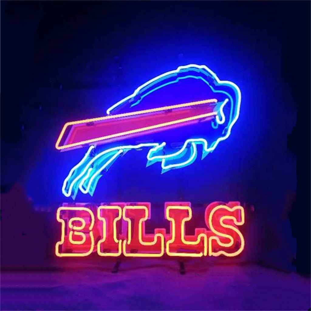 Fighting Bull Buffalo Bills Neon Signs Light