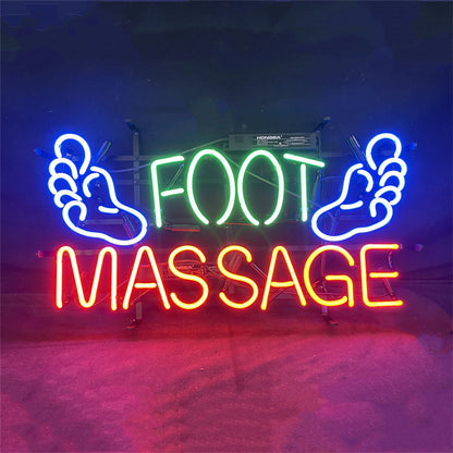 "Foot Massage neon signs- perfect for business shop, bars, homes wall night lamp"