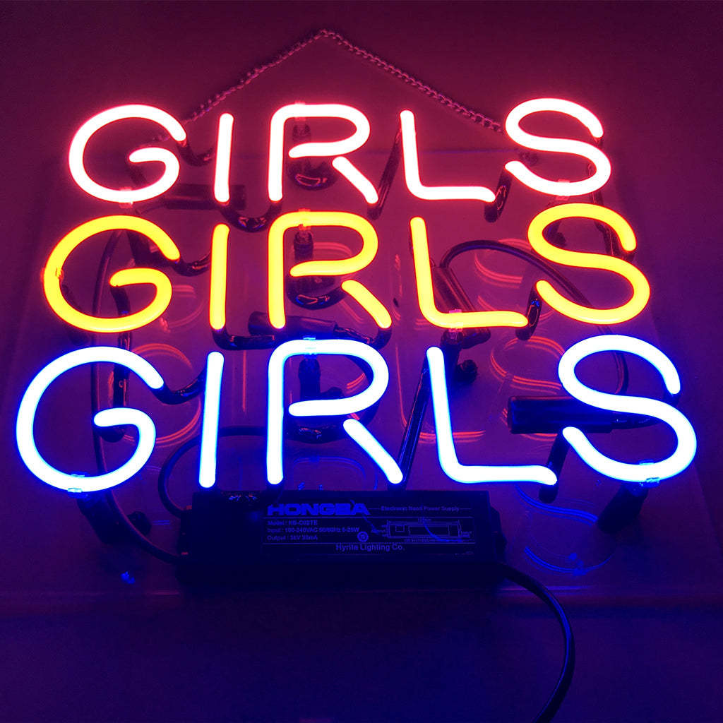 Girls Girls Girls Neon Signs