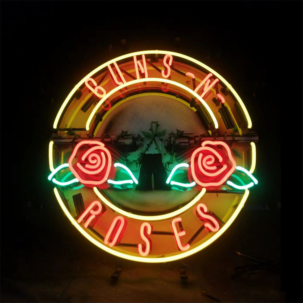 Guns N Roses Team Logo Neon Signs Light