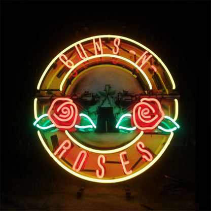 Guns N Roses Team Logo Neon Signs Light