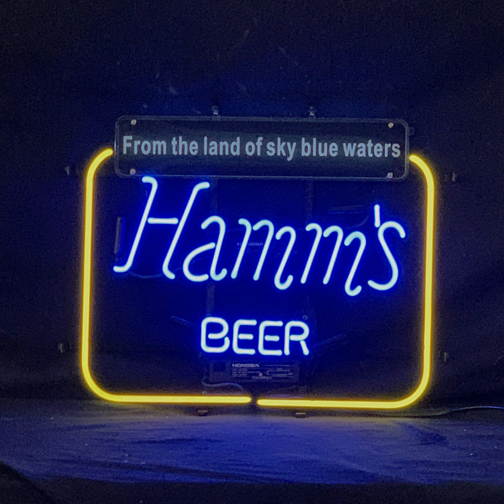 Hamm's Beer From the Land of Sky Blue Waters Neon Signs