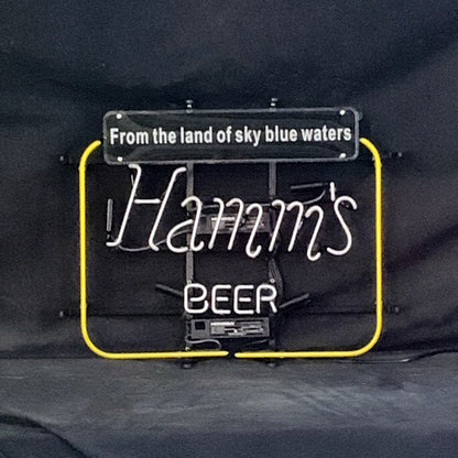 Hamm's Beer From the Land of Sky Blue Waters Neon Signs