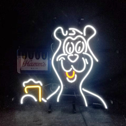 Hamm's Beer Bear Neon Light Sign