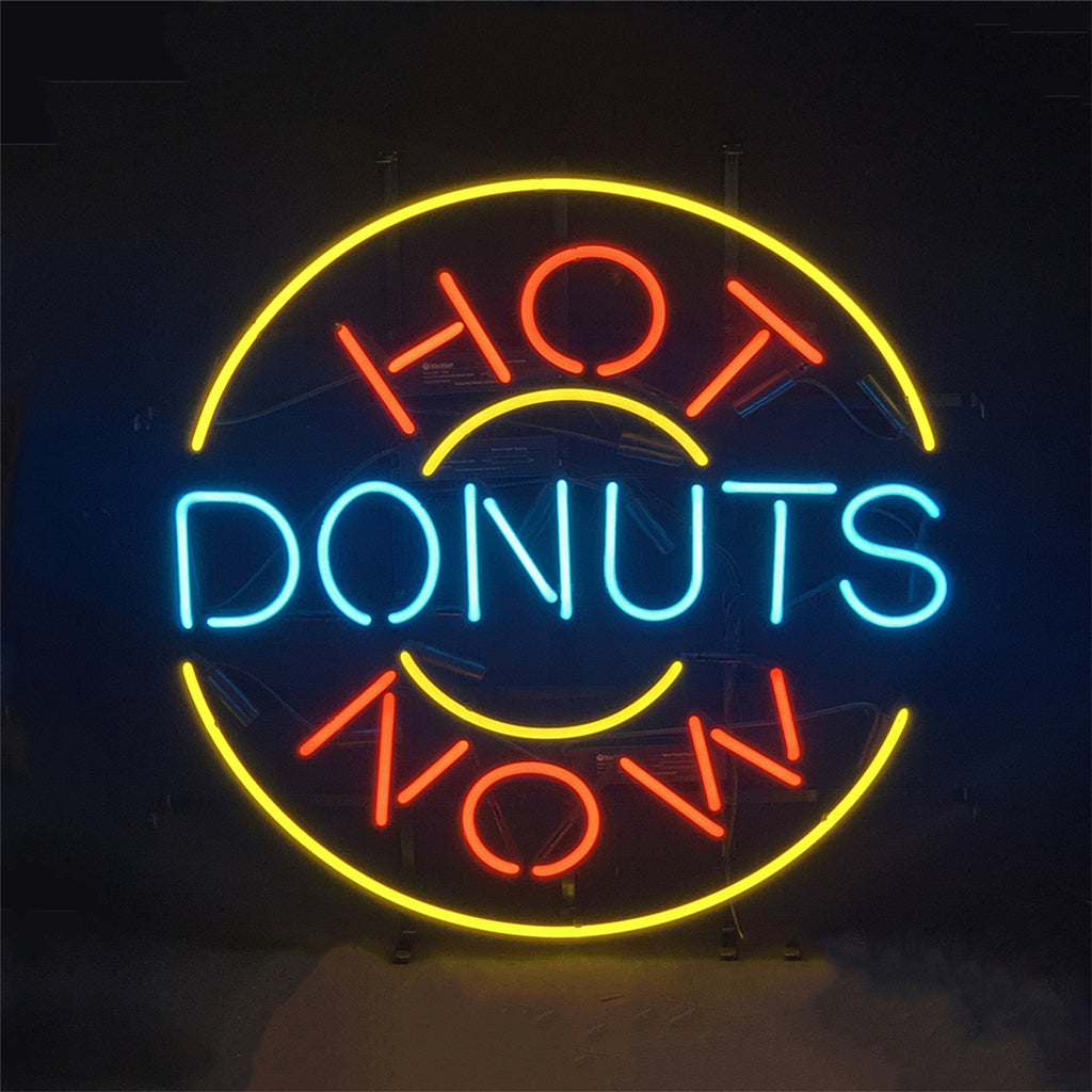 Hot Donuts Now Neon Signs Light