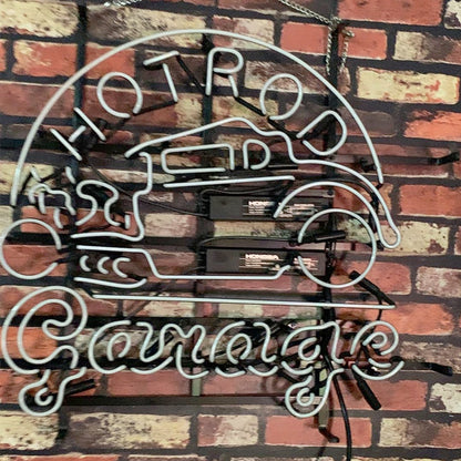 Hot Rod Garage Auto Car Neon Signs