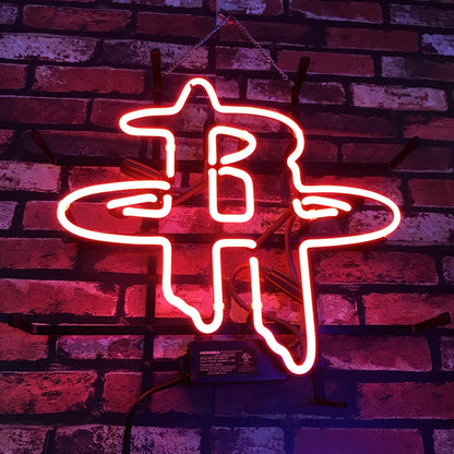 Houston Rockets Baseball Neon Sign