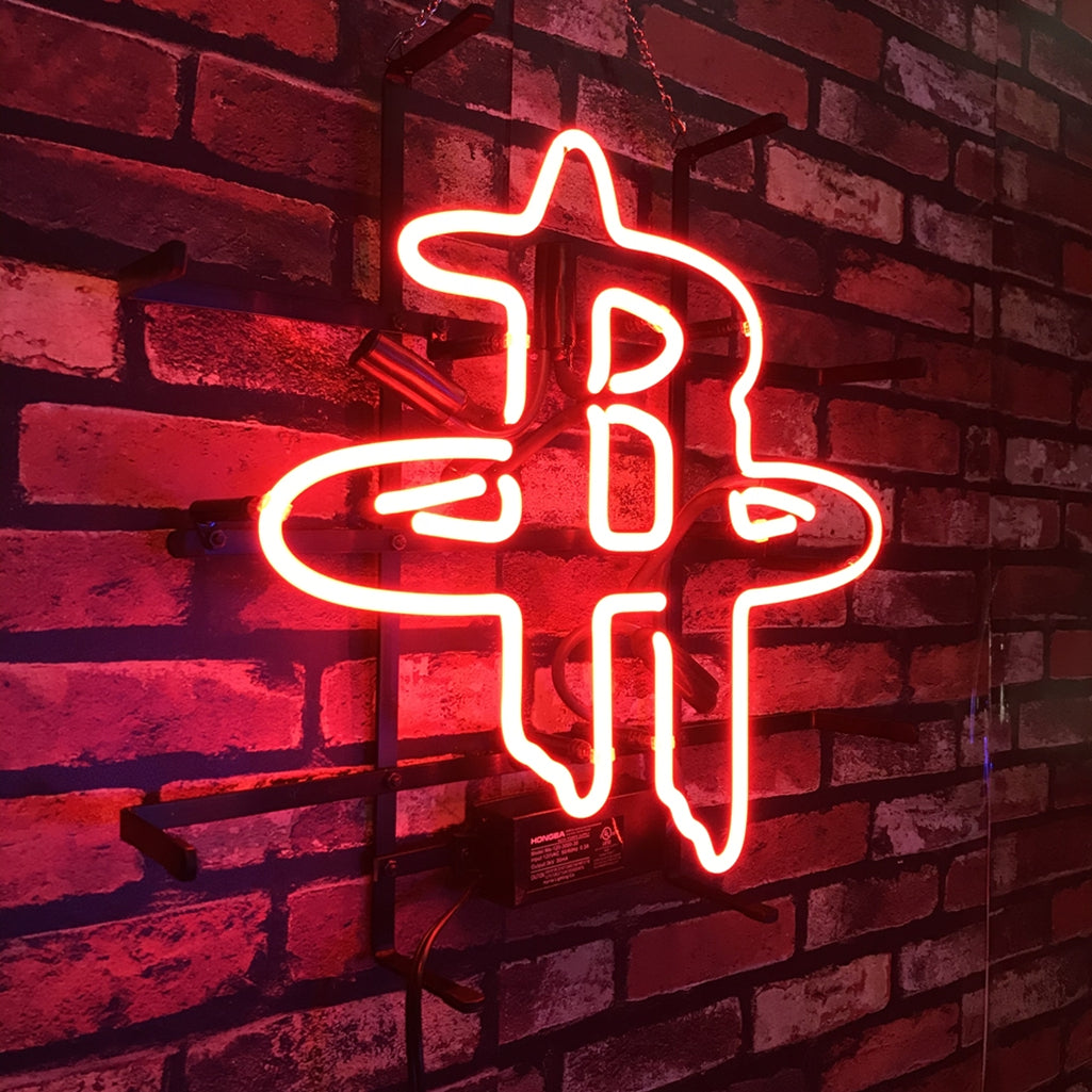 Houston Rockets Baseball Neon Sign