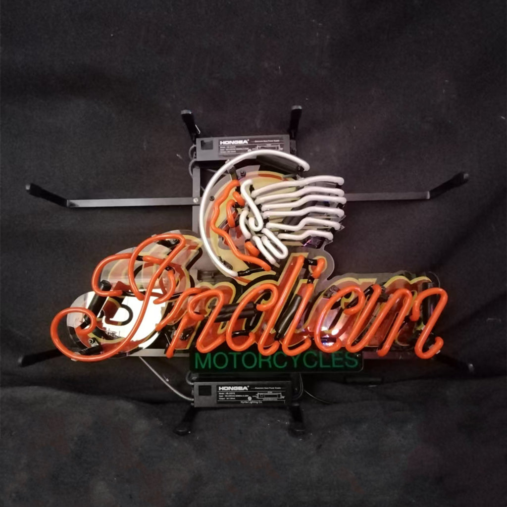 Indians Motorcycle Neon Signs