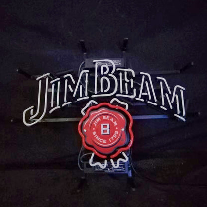 Jim Beam Whiskey Neon Light Sign