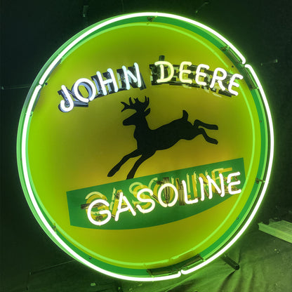 John Deere Gasoline Neon Signs