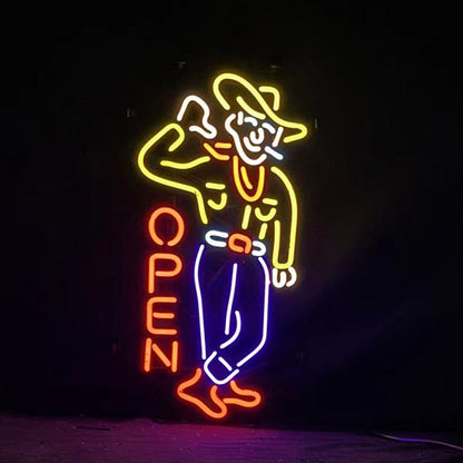 Las Vegas Cowboy Open Neon Signs