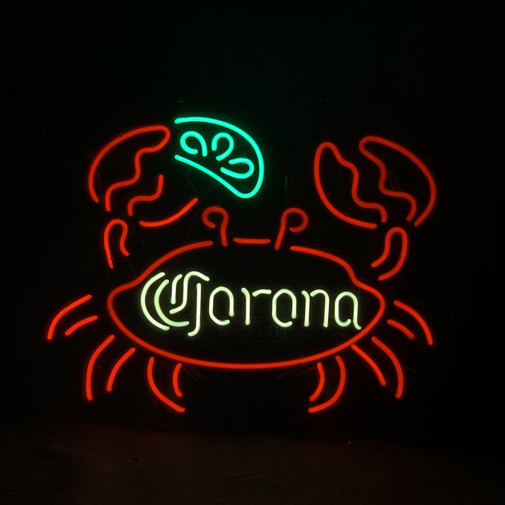 Lime Lemon Crab Corona Extra Neon Light Sign