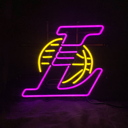 Los Angeles Lakers Basketball Logo Neon Signs Light