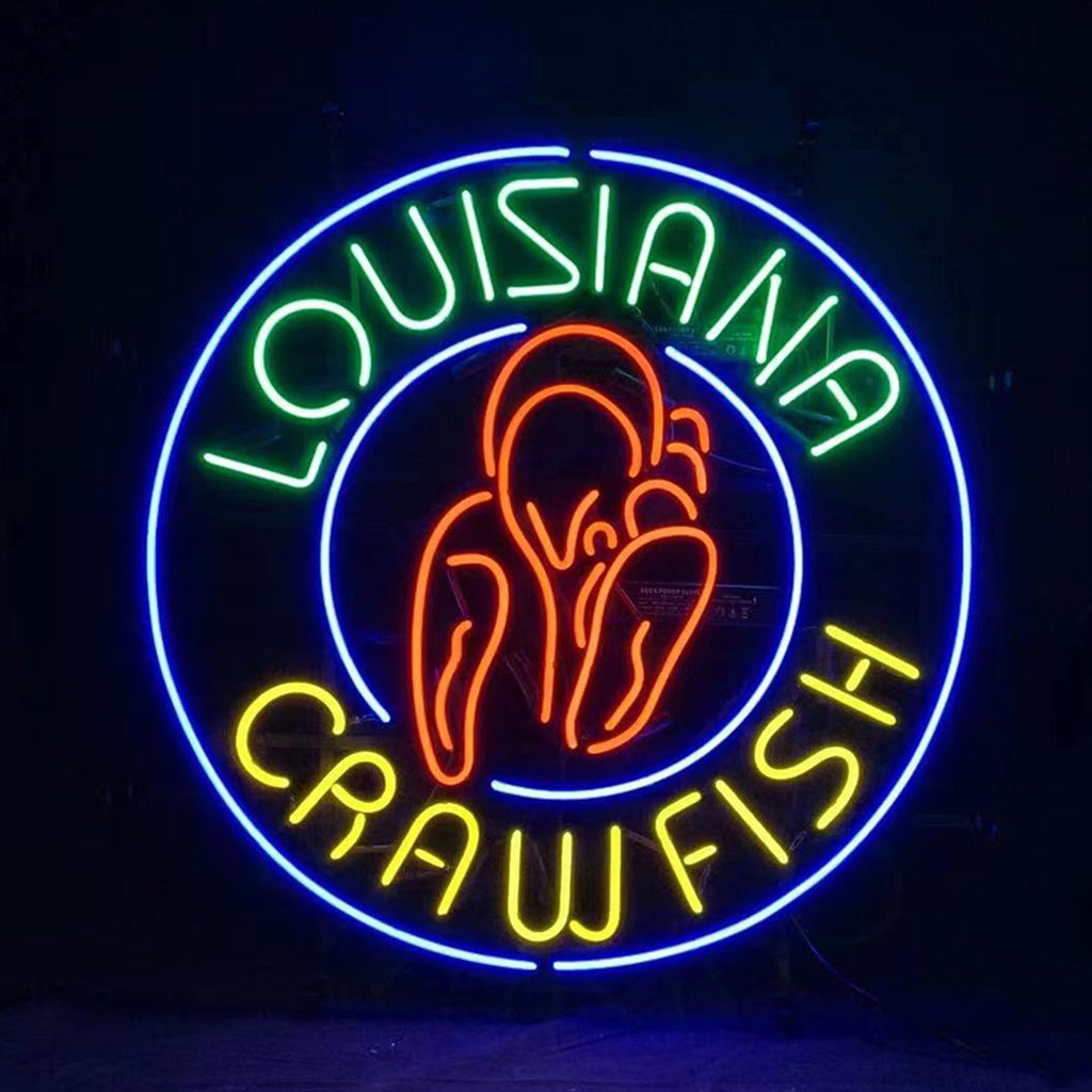 Louisiana Crawfish Neon Signs Light