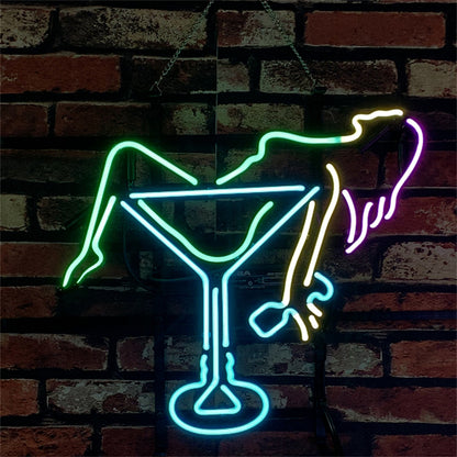 Martini Girl Neon Signs