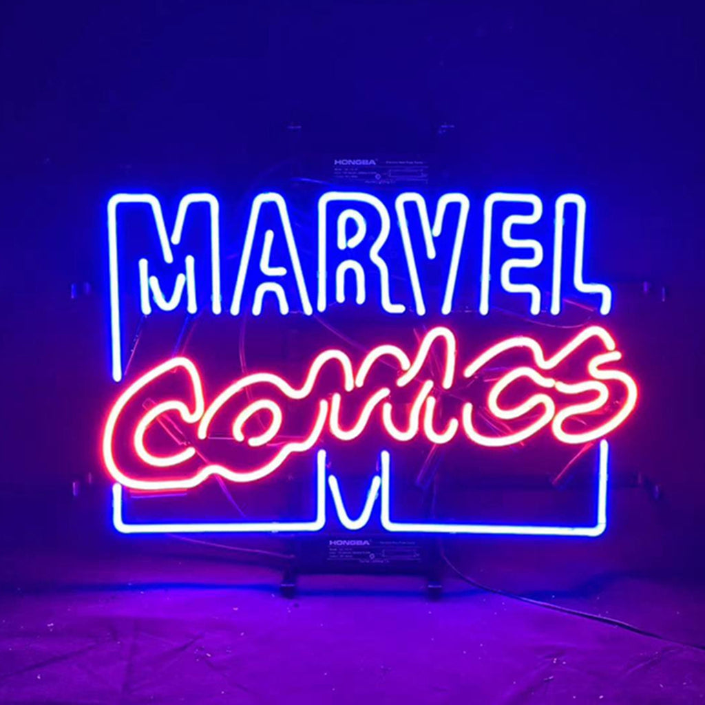 Marvel Comics Neon Light Sign 100% Custom Real Glass Wall Art – Neon ...