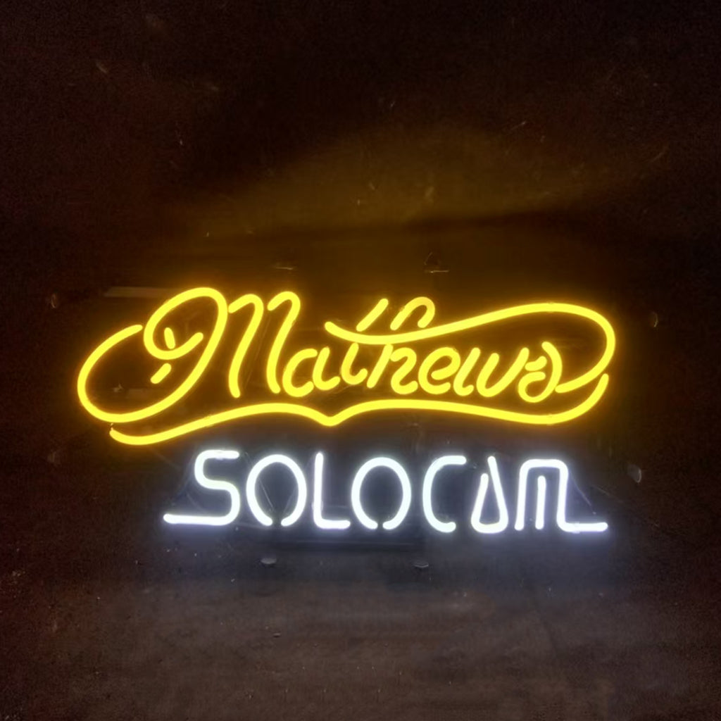 Mathews Solocom Neon Signs