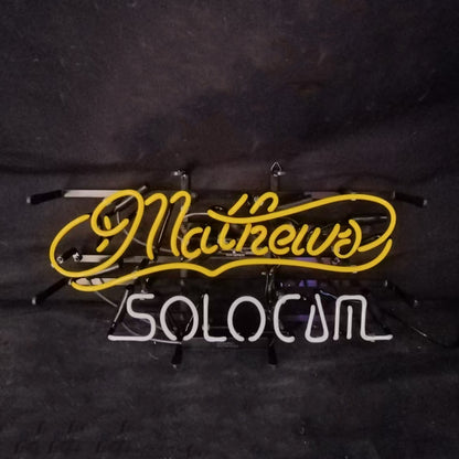 Mathews Solocom Neon Signs