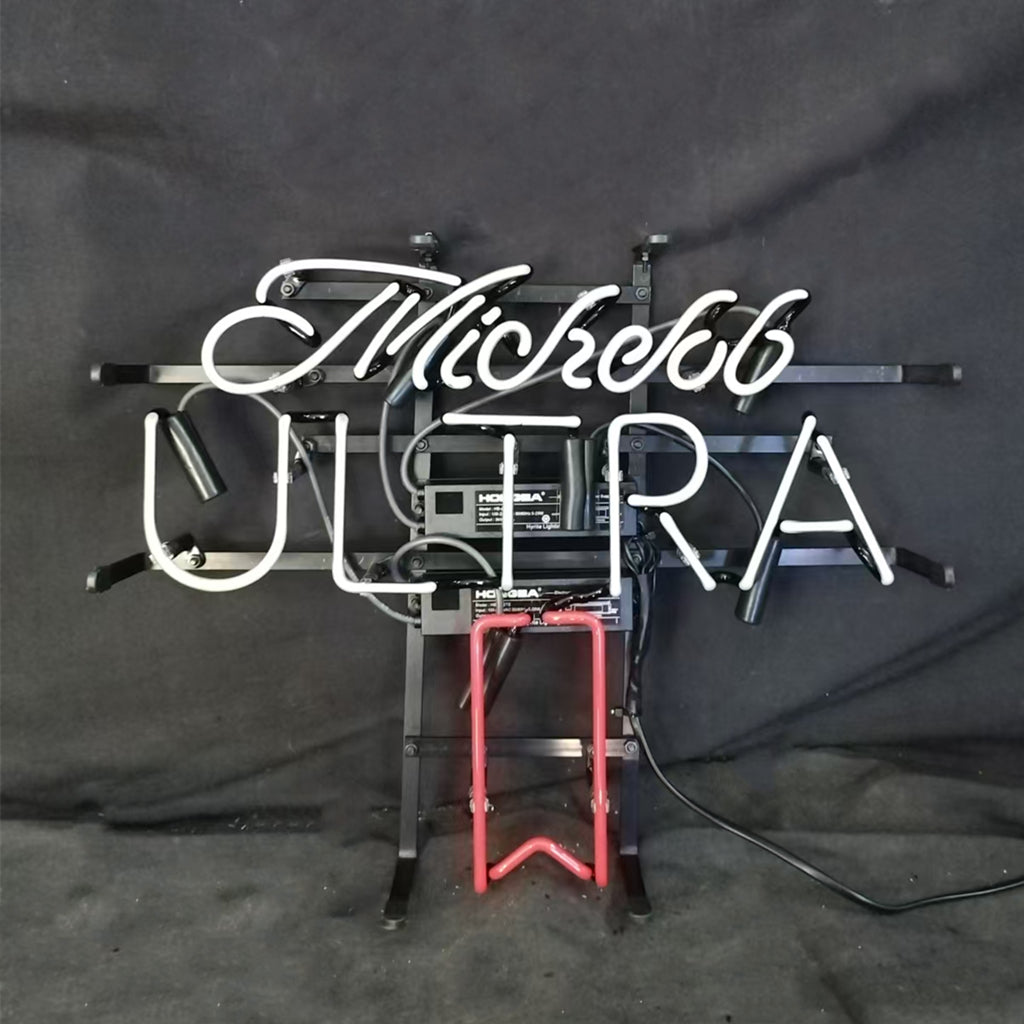 Ultra Classic Sign Michelob Ultra Logo Neon Signs 100% Glass Custom Classic Beer Logo ...