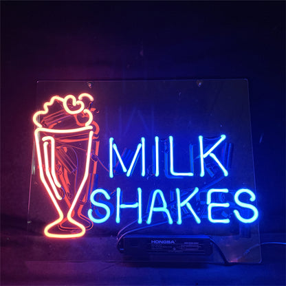 Milk Shakes Neon Light Sign