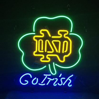 Notre Dame Go Irish Neon Signs Light