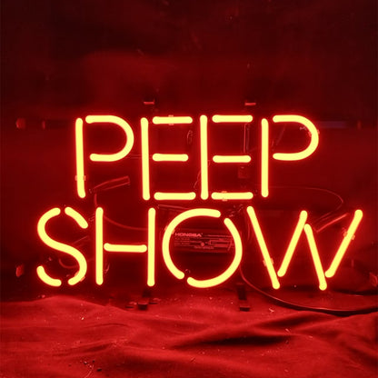 Peep Show Neon Signs