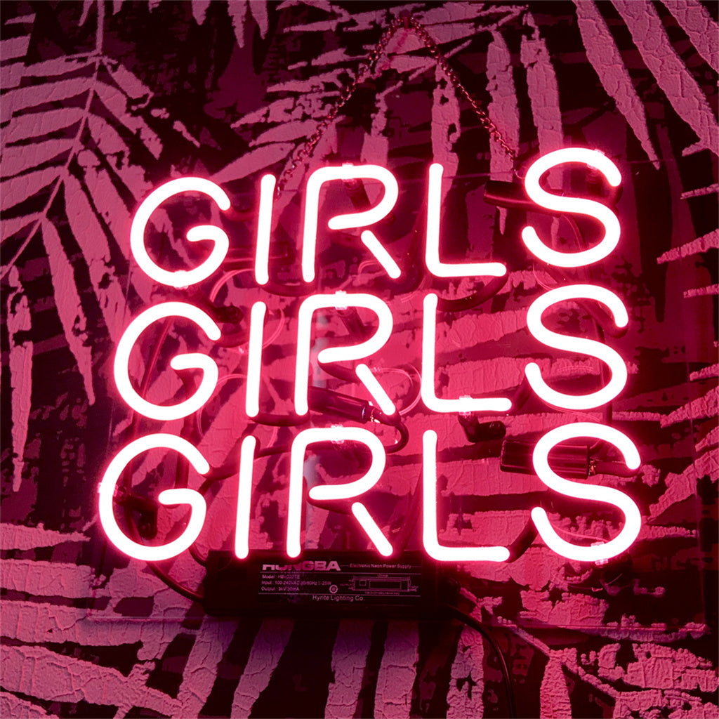 Girls Girls Girls Neon Signs